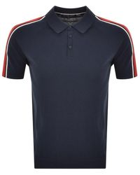 Michael Kors - Racing Stripe Polo T Shirt - Lyst