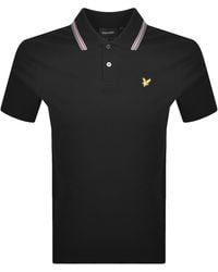 Lyle & Scott - Tipped Track Polo T Shirt - Lyst
