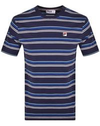 Fila - Yarn Dye Stripe T Shirt - Lyst