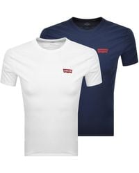 Levi's - Original 2 Pack Crew Neck T Shirt - Lyst