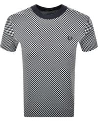 Fred Perry - Checkerboard T Shirt - Lyst