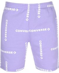 converse fleece shorts