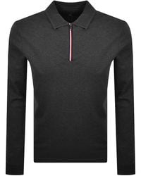 Tommy Hilfiger - Interlock Zip Polo T Shirt - Lyst