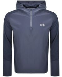Under Armour - Quarter Zip Hooded Jacket - Lyst