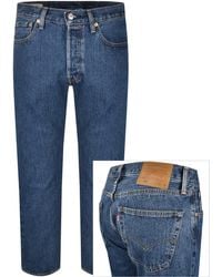 Levi's - 501 Original Fit Jeans Mid Wash - Lyst