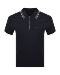 Belstaff - Alloy Tipped Polo T Shirt Dark Ink - Lyst
