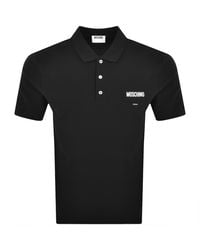 Moschino - Short Sleeved Polo T Shirt - Lyst