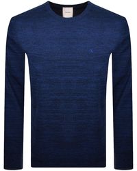 Calvin Klein - Merino Wool Crew Neck Jumper - Lyst