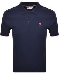 Fila - Tipped Rib Basic Polo T Shirt - Lyst