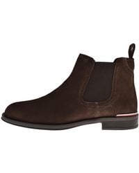 Tommy Hilfiger - Suede Chelsea Boots - Lyst