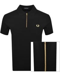 Fred Perry - Tape Polo T Shirt - Lyst
