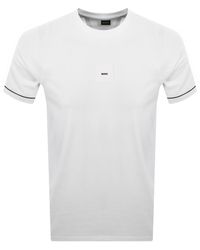 BOSS - Boss Tee Rib Ac T Shirt - Lyst