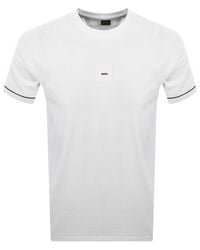 BOSS - Boss Tee Rib Ac T Shirt - Lyst