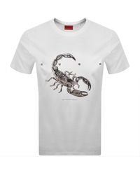 HUGO - Discorb Crew Neck T Shirt - Lyst