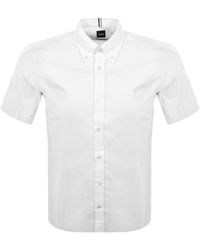 BOSS BUSINESS - Boss Short Sleeve Liam Shirt - Lyst