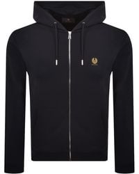 Belstaff - Logo Full Zip Hoodie - Lyst