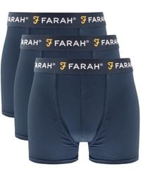 Farah - Farah Aveleer 3 Pack Trunks - Lyst