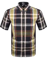 Fred Perry - Short Sleeved Madras Check Shirt - Lyst