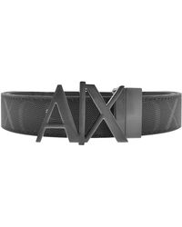 Armani Exchange - Reversible Plate Belt - Lyst