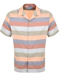 Paul Smith - Short Sleeve Striped Shirt - Lyst