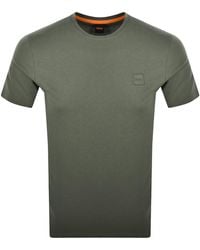 BOSS - Boss Tales T Shirt Open - Lyst