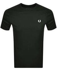 Fred Perry - Crew Neck T Shirt - Lyst