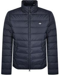 GANT - Light Down Jacket Evening - Lyst