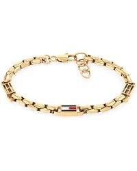 Tommy Hilfiger - 3D Flag Logo Bracelet - Lyst