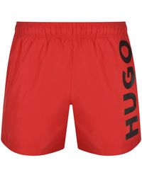 HUGO - Abas Swim Shorts - Lyst