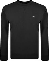 Calvin Klein - Jeans Woven Label Sweatshirt - Lyst