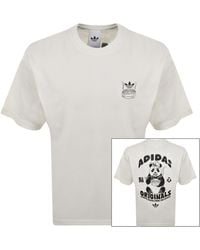 adidas Originals - Oversized Chopstick T Shirt - Lyst