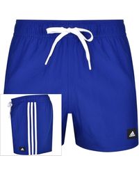 adidas Originals - Adidas 3 Stripes Swim Shorts - Lyst
