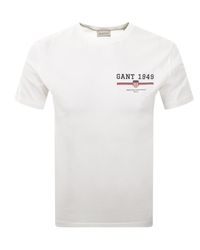 GANT - Original Graphic T Shirt - Lyst