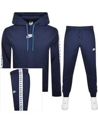 Nike Tribute Hooded Tracksuit in Blue for Men Lyst UK