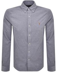 Ralph Lauren - Knit Oxford Long Sleeved Shirt - Lyst
