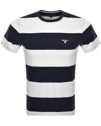 Barbour - Whalton Stripe T Shirt - Lyst