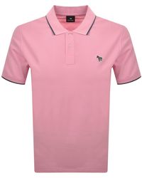 Paul Smith - Tipped Polo T Shirt - Lyst