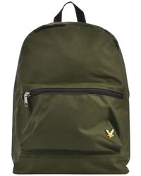 lyle and scott leather backpack