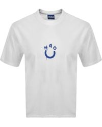 HUGO - Happy Hugo Logo T Shirt - Lyst