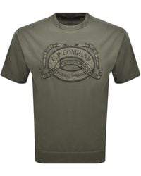C.P. Company - Cp Company Logo T Shirt - Lyst