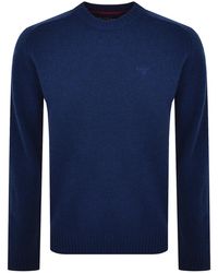Barbour - Grangetown Merino Knit Jumper - Lyst