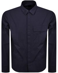 ARMANI EXCHANGE - Long Sleeve Overshirt - Lyst