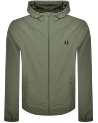 Fred Perry - Hooded Shell Jacket - Lyst