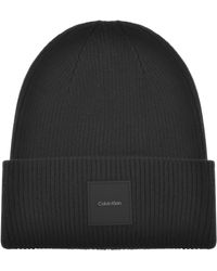 Calvin Klein - Fine Rib Beanie - Lyst