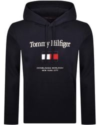 Tommy Hilfiger - Embroidered Flag Hoodie - Lyst