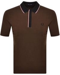 Fred Perry - Concealed Placket Polo T Shirt - Lyst