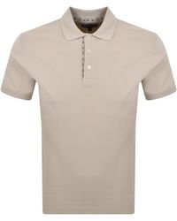 Barbour - Reston Tartan Trim Polo Mist - Lyst