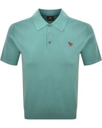 Paul Smith - Knit Polo T Shirt - Lyst