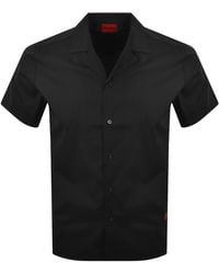 HUGO - Ellino Linen Shirt - Lyst