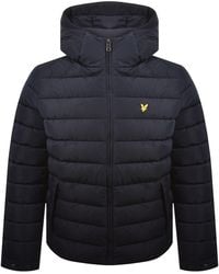 Lyle & Scott - Hooded Quilted Jacket - Lyst